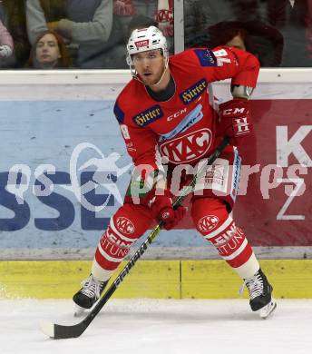 EBEL. Eishockey Bundesliga. KAC gegen spusu Vienna Capitals.  Mitch Wahl (KAC). Klagenfurt, am 26.10.2018.
Foto: Kuess

---
pressefotos, pressefotografie, kuess, qs, qspictures, sport, bild, bilder, bilddatenbank