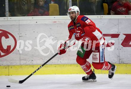 EBEL. Eishockey Bundesliga. KAC gegen HC Orli Znojmo. Martin Schumnig (KAC). Klagenfurt, am 28.10.2018.
Foto: Kuess

---
pressefotos, pressefotografie, kuess, qs, qspictures, sport, bild, bilder, bilddatenbank