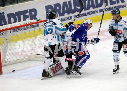 EBEL. Eishockey Bundesliga. EC VSV gegen EHC Liwest Black Wings Linz. Torjubel Lanzinger Benjamin (VSV). Villach, am 28.10.2018.
Foto: Kuess 


---
pressefotos, pressefotografie, kuess, qs, qspictures, sport, bild, bilder, bilddatenbank