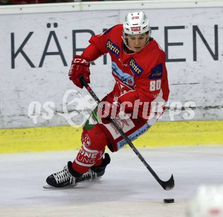 EBEL. Eishockey Bundesliga. KAC gegen HC Orli Znojmo. Nikolaus Kraus (KAC). Klagenfurt, am 28.10.2018.
Foto: Kuess

---
pressefotos, pressefotografie, kuess, qs, qspictures, sport, bild, bilder, bilddatenbank