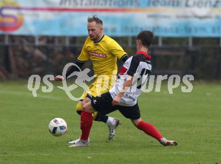 Fussball. Unterliga West. Nussdorf gegen Fuernitz. Dusan Simic (Nussdorf), Marin Bratic (Fuernitz). Nussdorf, 27.10.2018.
Foto: Kuess
---
pressefotos, pressefotografie, kuess, qs, qspictures, sport, bild, bilder, bilddatenbank