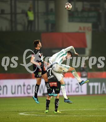 Fussball OEFB Cup. RZ Pellets WAC gegen SK Rapid Wien. Lukas Schmitz, Nemanja Rnic, (WAC), Andrija Pavlovic (Rapid). Wolfsberg, am 31.10.2018.
Foto: Kuess

---
pressefotos, pressefotografie, kuess, qs, qspictures, sport, bild, bilder, bilddatenbank