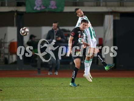 Fussball OEFB Cup. RZ Pellets WAC gegen SK Rapid Wien. Manfred Gollner  (WAC), Jeremy Bruno Guillemenot  (Rapid). Wolfsberg, am 31.10.2018.
Foto: Kuess

---
pressefotos, pressefotografie, kuess, qs, qspictures, sport, bild, bilder, bilddatenbank