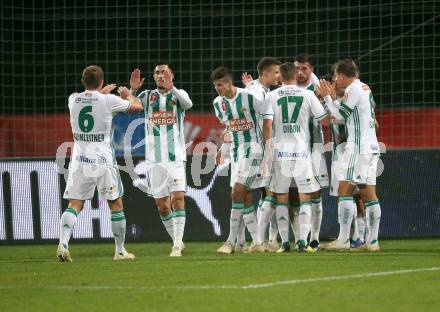 Fussball OEFB Cup. RZ Pellets WAC gegen SK Rapid Wien. Torjubel  (Rapid). Wolfsberg, am 31.10.2018.
Foto: Kuess

---
pressefotos, pressefotografie, kuess, qs, qspictures, sport, bild, bilder, bilddatenbank