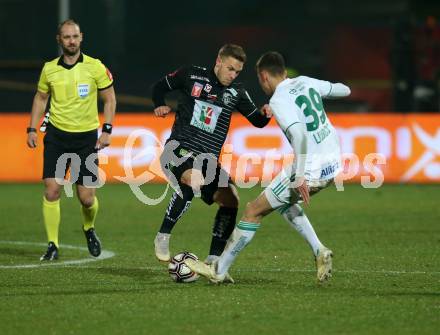 Fussball OEFB Cup. RZ Pellets WAC gegen SK Rapid Wien. Bernd Gschweidl (WAC), Dejan Ljubicic (Rapid). Wolfsberg, am 31.10.2018.
Foto: Kuess

---
pressefotos, pressefotografie, kuess, qs, qspictures, sport, bild, bilder, bilddatenbank