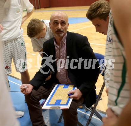 Basketball OEBV Cup. KOS Celovec gegen  BBC Nord Dragonz. Trainer Dragan Sliskovic (KOS). Klagenfurt, am 1.11.2018.
Foto: Kuess
---
pressefotos, pressefotografie, kuess, qs, qspictures, sport, bild, bilder, bilddatenbank
