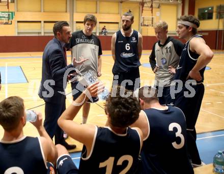 Basketball OEBV Cup. KOS Celovec gegen  BBC Nord Dragonz.   Trainer Dusan Kozlica (Nord Dragonz). Klagenfurt, am 1.11.2018.
Foto: Kuess
---
pressefotos, pressefotografie, kuess, qs, qspictures, sport, bild, bilder, bilddatenbank