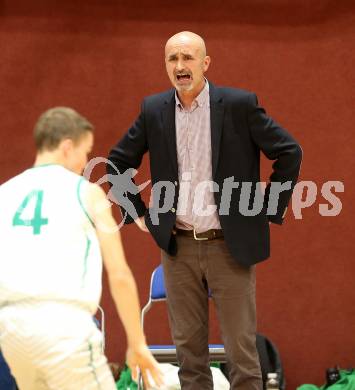 Basketball OEBV Cup. KOS Celovec gegen  BBC Nord Dragonz.  Trainer Dragan Sliskovic (KOS). Klagenfurt, am 1.11.2018.
Foto: Kuess
---
pressefotos, pressefotografie, kuess, qs, qspictures, sport, bild, bilder, bilddatenbank