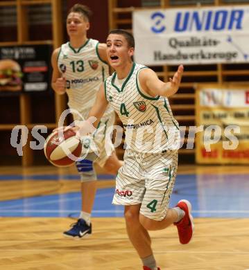 Basketball OEBV Cup. KOS Celovec gegen  BBC Nord Dragonz. Jan Razdevsek  (KOS). Klagenfurt, am 1.11.2018.
Foto: Kuess
---
pressefotos, pressefotografie, kuess, qs, qspictures, sport, bild, bilder, bilddatenbank