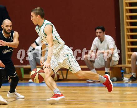 Basketball OEBV Cup. KOS Celovec gegen  BBC Nord Dragonz. Jan Razdevsek  (KOS). Klagenfurt, am 1.11.2018.
Foto: Kuess
---
pressefotos, pressefotografie, kuess, qs, qspictures, sport, bild, bilder, bilddatenbank