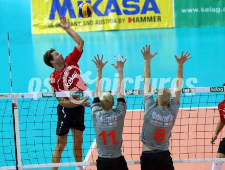 AVL. Volleyball Bundesliga. VBK Woerthersee Loewen Klagenfurt gegen UVC Ried/Innkreis. Markus Schloffer (Klagenfurt). Klagenfurt, am 3.11.2018.
Foto: Kuess
---
pressefotos, pressefotografie, kuess, qs, qspictures, sport, bild, bilder, bilddatenbank