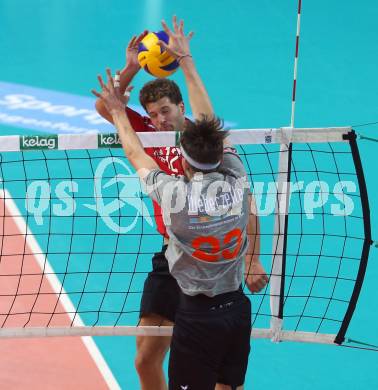 AVL. Volleyball Bundesliga. VBK Woerthersee Loewen Klagenfurt gegen UVC Ried/Innkreis. Markus Schloffer (Klagenfurt). Klagenfurt, am 3.11.2018.
Foto: Kuess
---
pressefotos, pressefotografie, kuess, qs, qspictures, sport, bild, bilder, bilddatenbank