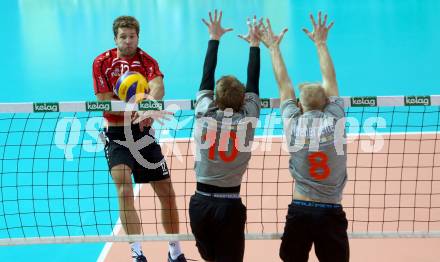 AVL. Volleyball Bundesliga. VBK Woerthersee Loewen Klagenfurt gegen UVC Ried/Innkreis. Markus Schloffer (Klagenfurt). Klagenfurt, am 3.11.2018.
Foto: Kuess
---
pressefotos, pressefotografie, kuess, qs, qspictures, sport, bild, bilder, bilddatenbank