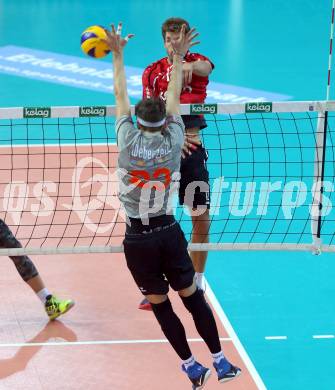AVL. Volleyball Bundesliga. VBK Woerthersee Loewen Klagenfurt gegen UVC Ried/Innkreis. Markus Schloffer (Klagenfurt). Klagenfurt, am 3.11.2018.
Foto: Kuess
---
pressefotos, pressefotografie, kuess, qs, qspictures, sport, bild, bilder, bilddatenbank