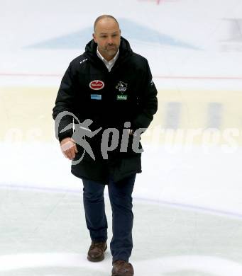 EBEL. Eishockey Bundesliga. EC VSV gegen HC TWK Innsbruck. Trainer Gerhard Unterluggauer (VSV). Villach, am 4.11.2018.
Foto: Kuess 


---
pressefotos, pressefotografie, kuess, qs, qspictures, sport, bild, bilder, bilddatenbank