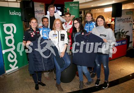 KÃ¤rnten Sport. Sportlermeeting, Sarah Vilic, Kevin Haselsberger, Arno Arthofer, Cornelia Wohlfahrt, Matthias Reiner,  Julia Sciancalepore, Marina Reiner, Valentina Dreier. City Arkaden, Klagenfurt, am 7.11.2018.
Foto: Kuess
---
pressefotos, pressefotografie, kuess, qs, qspictures, sport, bild, bilder, bilddatenbank