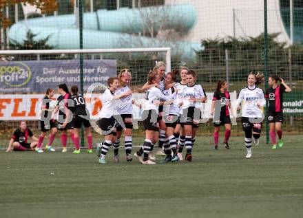 Fussball. Frauen 2. Liga Ost/Sued. Carinthians Spittal gegen SG Magdalensberg. Torjubel Katharina Ganzer (Carinthians Spittal). Spittal, 3.11.2018.
Foto: Kuess
---
pressefotos, pressefotografie, kuess, qs, qspictures, sport, bild, bilder, bilddatenbank