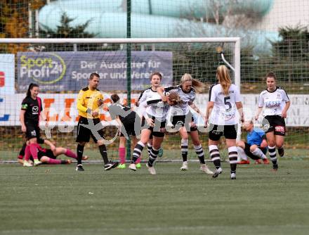 Fussball. Frauen 2. Liga Ost/Sued. Carinthians Spittal gegen SG Magdalensberg. Torjubel Katharina Ganzer (Carinthians Spittal). Spittal, 3.11.2018.
Foto: Kuess
---
pressefotos, pressefotografie, kuess, qs, qspictures, sport, bild, bilder, bilddatenbank