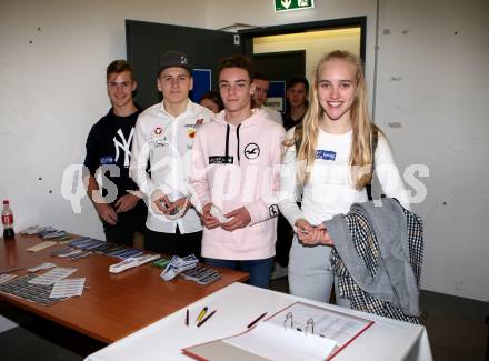 Kaernten Sport. Sportlermeeting. Hannes Koestenbaumer, Rene Hilber, David Birchbauer, Katharina Sadnik. City Arkaden, Klagenfurt, am 7.11.2018.
Foto: Kuess
---
pressefotos, pressefotografie, kuess, qs, qspictures, sport, bild, bilder, bilddatenbank