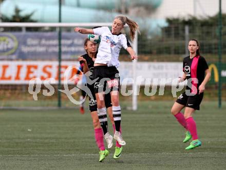Fussball. Frauen 2. Liga Ost/Sued. Carinthians Spittal gegen SG Magdalensberg. Katharina Ganzer (Carinthians Spittal), Nina Rogner (SG Magdalensberg). Spittal, 3.11.2018.
Foto: Kuess
---
pressefotos, pressefotografie, kuess, qs, qspictures, sport, bild, bilder, bilddatenbank