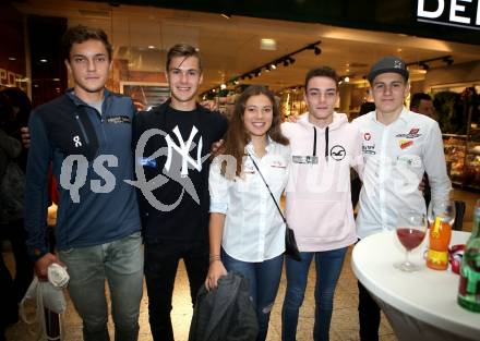 Kaernten Sport. Sportlermeeting.  Marcel Pachteu-Petz, Hannes Koestenbaumer , Rosa Donner, David Birchbauer,   Rene Hilber. City Arkaden, Klagenfurt, am 7.11.2018.
Foto: Kuess
---
pressefotos, pressefotografie, kuess, qs, qspictures, sport, bild, bilder, bilddatenbank