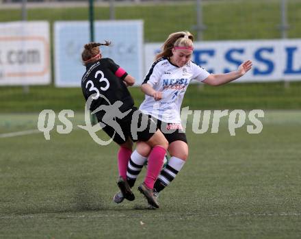 Fussball. Frauen 2. Liga Ost/Sued. Carinthians Spittal gegen SG Magdalensberg. Christina Hintermann (Carinthians Spittal),  Sabine Krumpl (SG Magdalensberg). Spittal, 3.11.2018.
Foto: Kuess
---
pressefotos, pressefotografie, kuess, qs, qspictures, sport, bild, bilder, bilddatenbank