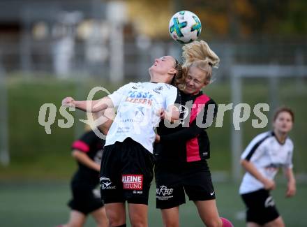 Fussball. Frauen 2. Liga Ost/Sued. Carinthians Spittal gegen SG Magdalensberg. Jasmin Michelle Ortner (Carinthians Spittal), Nadine Celine Just (SG Magdalensberg). Spittal, 3.11.2018.
Foto: Kuess
---
pressefotos, pressefotografie, kuess, qs, qspictures, sport, bild, bilder, bilddatenbank