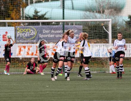 Fussball. Frauen 2. Liga Ost/Sued. Carinthians Spittal gegen SG Magdalensberg. Torjubel Katharina Ganzer (Carinthians Spittal). Spittal, 3.11.2018.
Foto: Kuess
---
pressefotos, pressefotografie, kuess, qs, qspictures, sport, bild, bilder, bilddatenbank