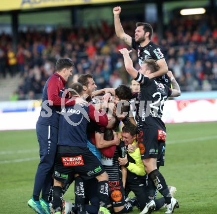 Fussball tipico Bundesliga. RZ Pellets WAC gegen SK Rapid Wien. Torjubel  (WAC). Wolfsberg, am 11.11.2018.
Foto: Kuess

---
pressefotos, pressefotografie, kuess, qs, qspictures, sport, bild, bilder, bilddatenbank