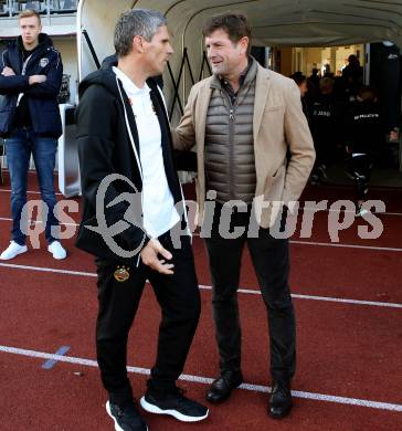 Fussball tipico Bundesliga. RZ Pellets WAC gegen SK Rapid Wien. Trainer Dietmar Kuehbauer (Rapid), Dietmar Riegler (WAC). Wolfsberg, am 11.11.2018.
Foto: Kuess

---
pressefotos, pressefotografie, kuess, qs, qspictures, sport, bild, bilder, bilddatenbank