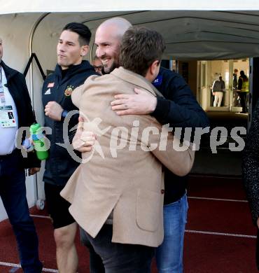 Fussball tipico Bundesliga. RZ Pellets WAC gegen SK Rapid Wien. Trainer Christian Ilzer, Dietmar Riegler (WAC). Wolfsberg, am 11.11.2018.
Foto: Kuess

---
pressefotos, pressefotografie, kuess, qs, qspictures, sport, bild, bilder, bilddatenbank