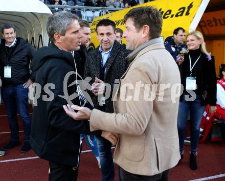 Fussball tipico Bundesliga. RZ Pellets WAC gegen SK Rapid Wien. Trainer Dietmar Kuehbauer (Rapid), Dietmar Riegler (WAC). Wolfsberg, am 11.11.2018.
Foto: Kuess

---
pressefotos, pressefotografie, kuess, qs, qspictures, sport, bild, bilder, bilddatenbank