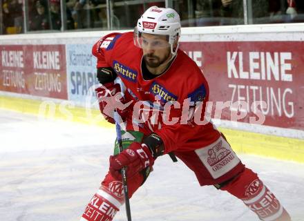 EBEL. Eishockey Bundesliga. KAC gegen EHC Liwest Black Wings Linz. Thomas Koch (KAC). Klagenfurt, am 13.11.2018.
Foto: Kuess

---
pressefotos, pressefotografie, kuess, qs, qspictures, sport, bild, bilder, bilddatenbank