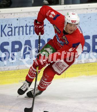 EBEL. Eishockey Bundesliga. KAC gegen EHC Liwest Black Wings Linz. Adam Comrie (KAC). Klagenfurt, am 13.11.2018.
Foto: Kuess

---
pressefotos, pressefotografie, kuess, qs, qspictures, sport, bild, bilder, bilddatenbank