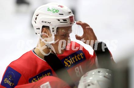 EBEL. Eishockey Bundesliga. KAC gegen EHC Liwest Black Wings Linz.  Marco Richter (KAC). Klagenfurt, am 13.11.2018.
Foto: Kuess

---
pressefotos, pressefotografie, kuess, qs, qspictures, sport, bild, bilder, bilddatenbank