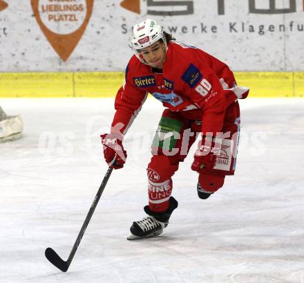 EBEL. Eishockey Bundesliga. KAC gegen EHC Liwest Black Wings Linz. Nikolaus Kraus (KAC). Klagenfurt, am 13.11.2018.
Foto: Kuess

---
pressefotos, pressefotografie, kuess, qs, qspictures, sport, bild, bilder, bilddatenbank