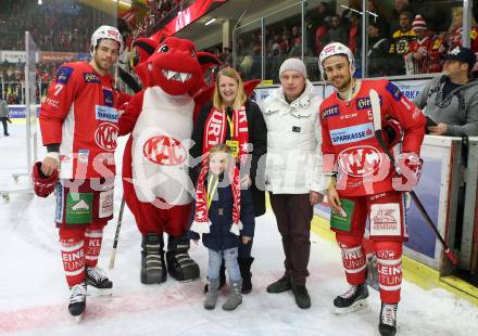 EBEL. Eishockey Bundesliga. KAC gegen VSV.  Thomas Hundertpfund, Charles Robin Gartner (KAC). Klagenfurt, am 13.11.2018.
Foto: Kuess

---
pressefotos, pressefotografie, kuess, qs, qspictures, sport, bild, bilder, bilddatenbank