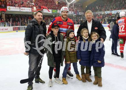 EBEL. Eishockey Bundesliga. KAC gegen VSV. Stefan Geier (KAC). Klagenfurt, am 13.11.2018.
Foto: Kuess

---
pressefotos, pressefotografie, kuess, qs, qspictures, sport, bild, bilder, bilddatenbank