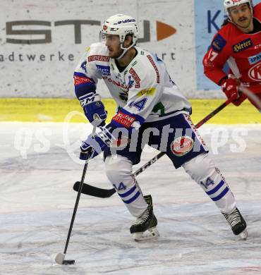 EBEL. Eishockey Bundesliga. KAC gegen VSV.  Kevin Goumas  (VSV). Klagenfurt, am 13.11.2018.
Foto: Kuess

---
pressefotos, pressefotografie, kuess, qs, qspictures, sport, bild, bilder, bilddatenbank