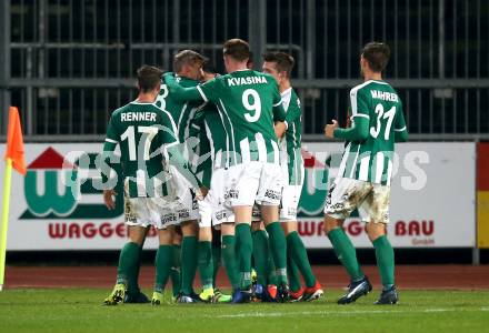 Fussball tipico Bundesliga. RZ Pellets WAC gegen SV Mattersburg.  Torjubel Mattersburg. Wolfsberg, am 24.11.2018.
Foto: Kuess

---
pressefotos, pressefotografie, kuess, qs, qspictures, sport, bild, bilder, bilddatenbank