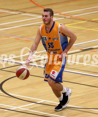 Basketball 2. Bundesliga. Grunddurchgang 8. Runde. Raiders Villach gegen BBU Salzburg.  Luka Milovac (Salzburg). Klagenfurt, am 25.11.2018.
Foto: Kuess
---
pressefotos, pressefotografie, kuess, qs, qspictures, sport, bild, bilder, bilddatenbank