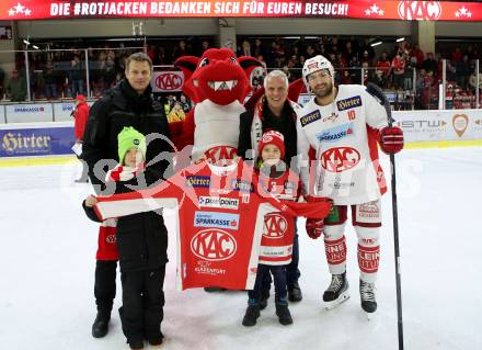 EBEL. Eishockey Bundesliga. KAC gegen HCB Suedtirol Alperia. Kozek Andrew Jacob (KAC). Klagenfurt, am 25.11.2018.
Foto: Kuess

---
pressefotos, pressefotografie, kuess, qs, qspictures, sport, bild, bilder, bilddatenbank