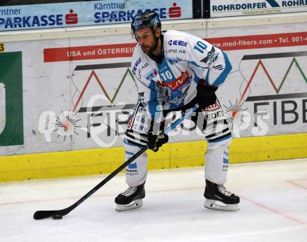 EBEL. Eishockey Bundesliga. EC VSV gegen EHC Liwest Black Wings Linz Dragan Umicevic (Linz). Villach, am 27.11.2018.
Foto: Kuess 


---
pressefotos, pressefotografie, kuess, qs, qspictures, sport, bild, bilder, bilddatenbank