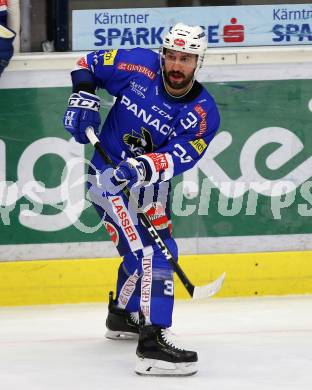 EBEL. Eishockey Bundesliga. EC VSV gegen EHC Liwest Black Wings Linz Jerry Pollastrone (VSV). Villach, am 27.11.2018.
Foto: Kuess 


---
pressefotos, pressefotografie, kuess, qs, qspictures, sport, bild, bilder, bilddatenbank