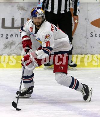 EBEL. Eishockey Bundesliga. KAC gegen EC Red Bull Salzburg.  Herburger Raphael  (Salzburg). Klagenfurt, am 30.11.2018.
Foto: Kuess

---
pressefotos, pressefotografie, kuess, qs, qspictures, sport, bild, bilder, bilddatenbank