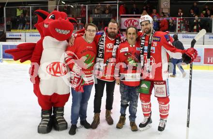 EBEL. Eishockey Bundesliga. KAC gegen EC Red Bull Salzburg. Spieler des Abends. Martin Schumnig (KAC). Klagenfurt, am 30.11.2018.
Foto: Kuess

---
pressefotos, pressefotografie, kuess, qs, qspictures, sport, bild, bilder, bilddatenbank