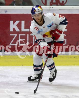 EBEL. Eishockey Bundesliga. KAC gegen EC Red Bull Salzburg. John Hughes  (Salzburg). Klagenfurt, am 30.11.2018.
Foto: Kuess

---
pressefotos, pressefotografie, kuess, qs, qspictures, sport, bild, bilder, bilddatenbank