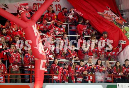 EBEL. Eishockey Bundesliga. KAC gegen EC Red Bull Salzburg. Fans (KAC). Klagenfurt, am 30.11.2018.
Foto: Kuess

---
pressefotos, pressefotografie, kuess, qs, qspictures, sport, bild, bilder, bilddatenbank