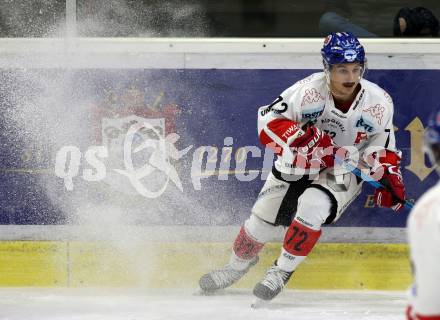 EBEL. Eishockey Bundesliga. KAC gegen	HC TWK Innsbruck (Die Haie).  Daniel Wachter (Innsbruck). Klagenfurt, am 2.12.2018.
Foto: Kuess

---
pressefotos, pressefotografie, kuess, qs, qspictures, sport, bild, bilder, bilddatenbank