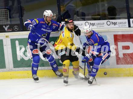 EBEL. Eishockey Bundesliga. EC VSV gegen Vienna Capitals. 	Petrik Nikolas, Bacher Stefan (VSV), Bacher Stefan (Vienna Capitals). Villach, am 2.12.2018.
Foto: Kuess 


---
pressefotos, pressefotografie, kuess, qs, qspictures, sport, bild, bilder, bilddatenbank